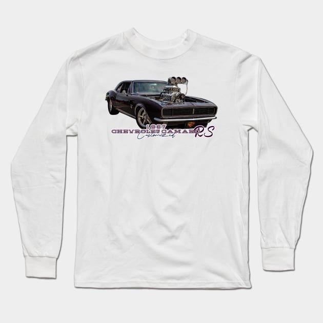 Customized 1967 Chevrolet Camaro RS Long Sleeve T-Shirt by Gestalt Imagery